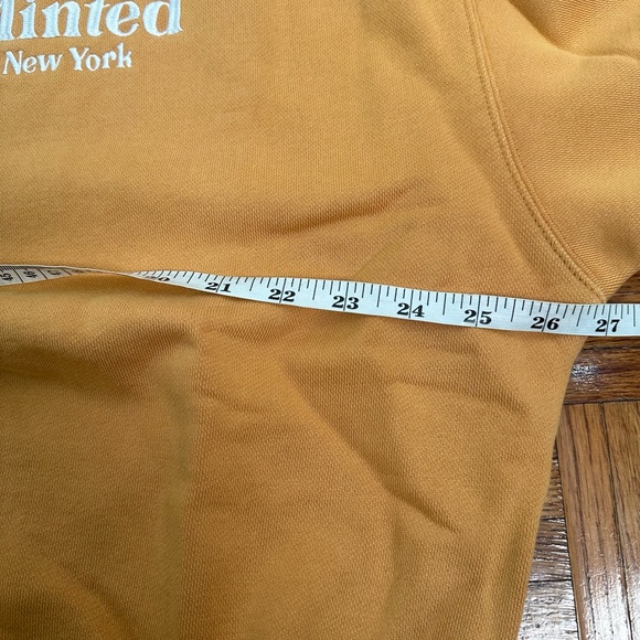 NWOT Minted New York Pullover Crewneck Sweatshirt Vintage Orange Size L - Picture 8 of 10